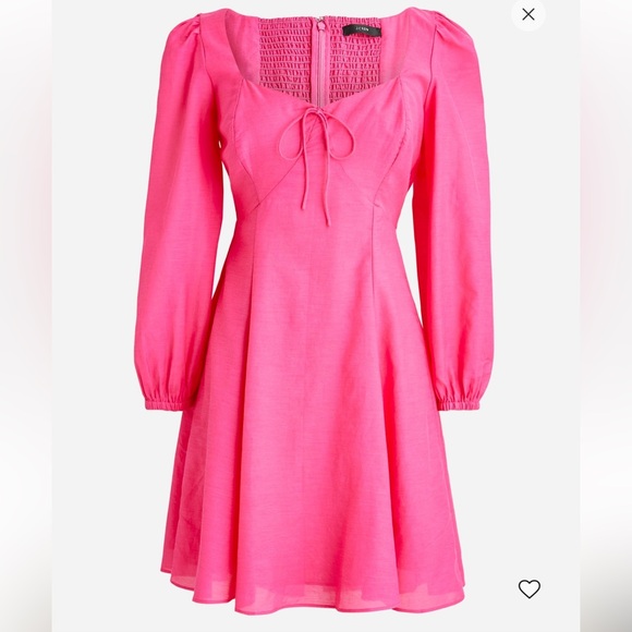 J. Crew Sweetheart long-sleeve mini dress - Picture 4 of 10